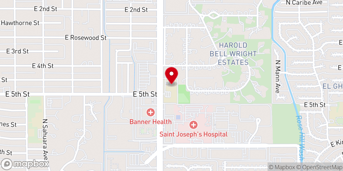 Map showing location of St. Michael & All Angels Church