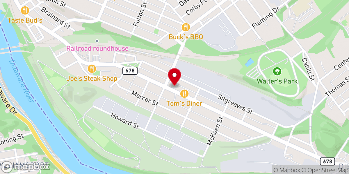 Map showing location of River of Life Presbyterian