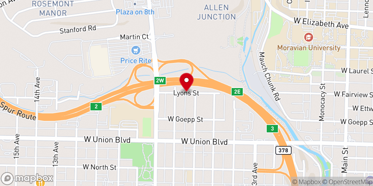 Map showing location of Share the Power