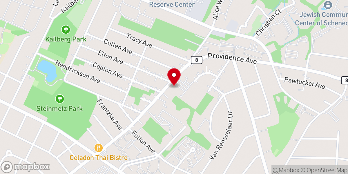 Map showing location of St. Kateri Tekakwitha Parish