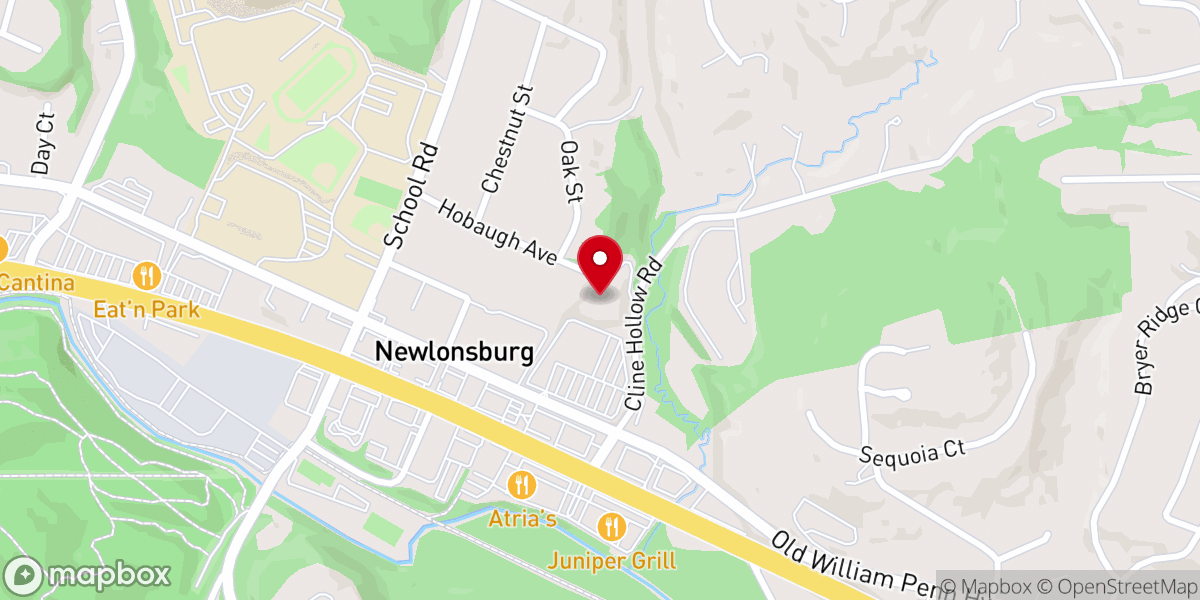 Map showing location of St Alban's Anglican Church