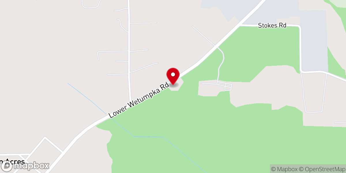 Map showing location of Union Academy Baptist Church