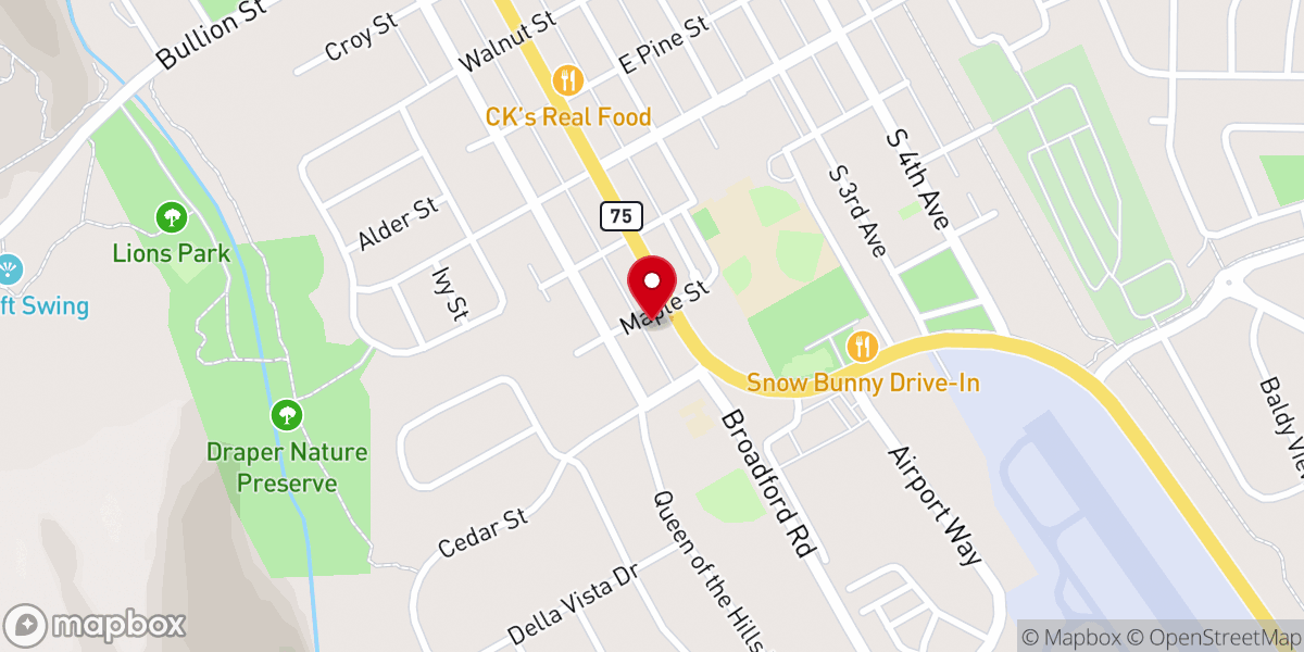 Map showing location of Sun Valley Seventh-day Adventist Church