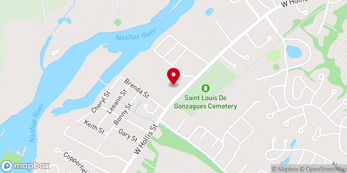 Map showing location of St. Joseph the Worker Catholic Church