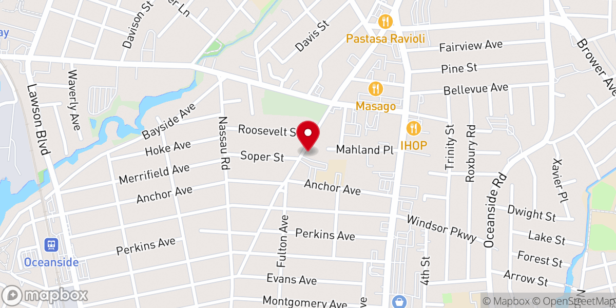 Map showing location of St Anthony's Roman Catholic Church