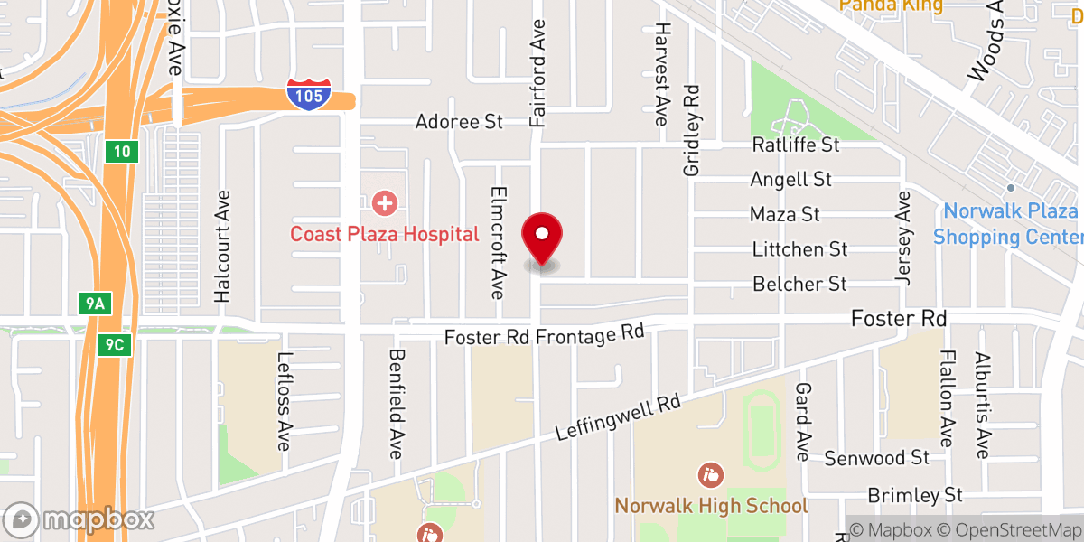 Map showing location of Rock Of The Nations Church