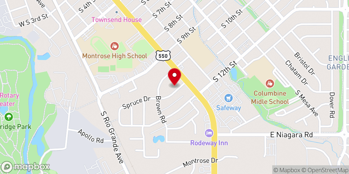 Map showing location of Love 3:16 Church