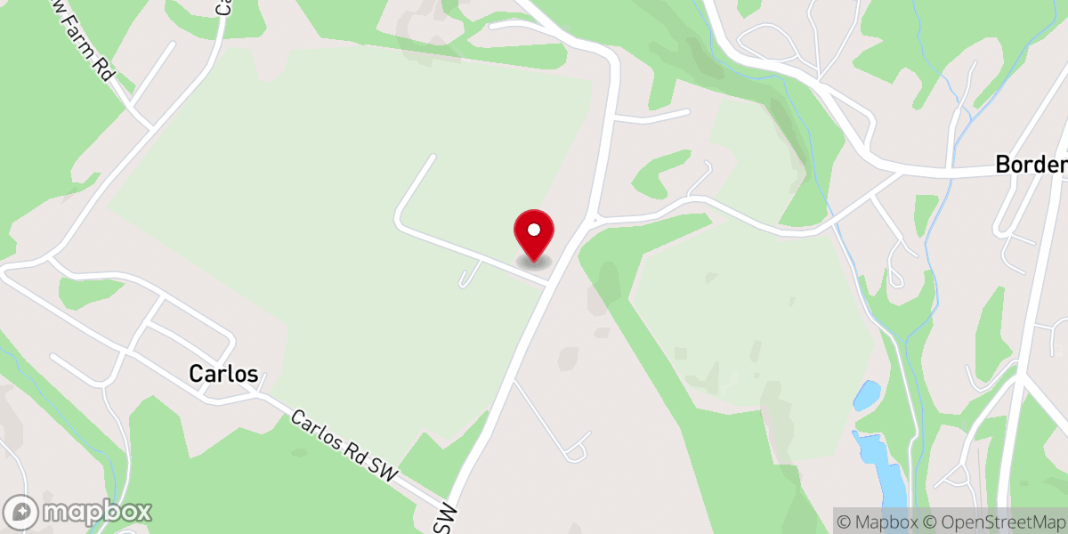 Map showing location of Loar George R