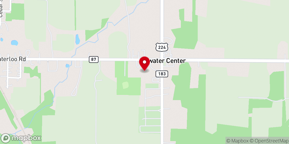 Map showing location of Atwater Church-The Nazarene