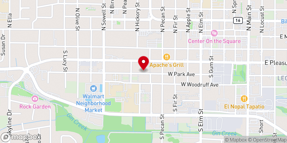 Map showing location of St Mary CME Church Parsonage