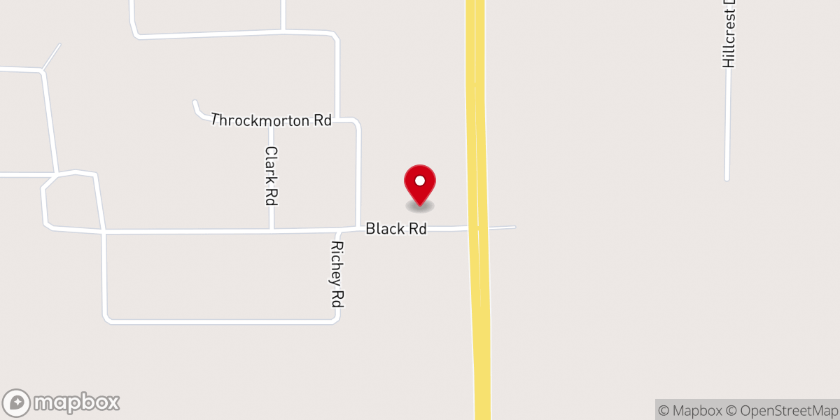 Map showing location of Calvary Baptist Church of Marlow