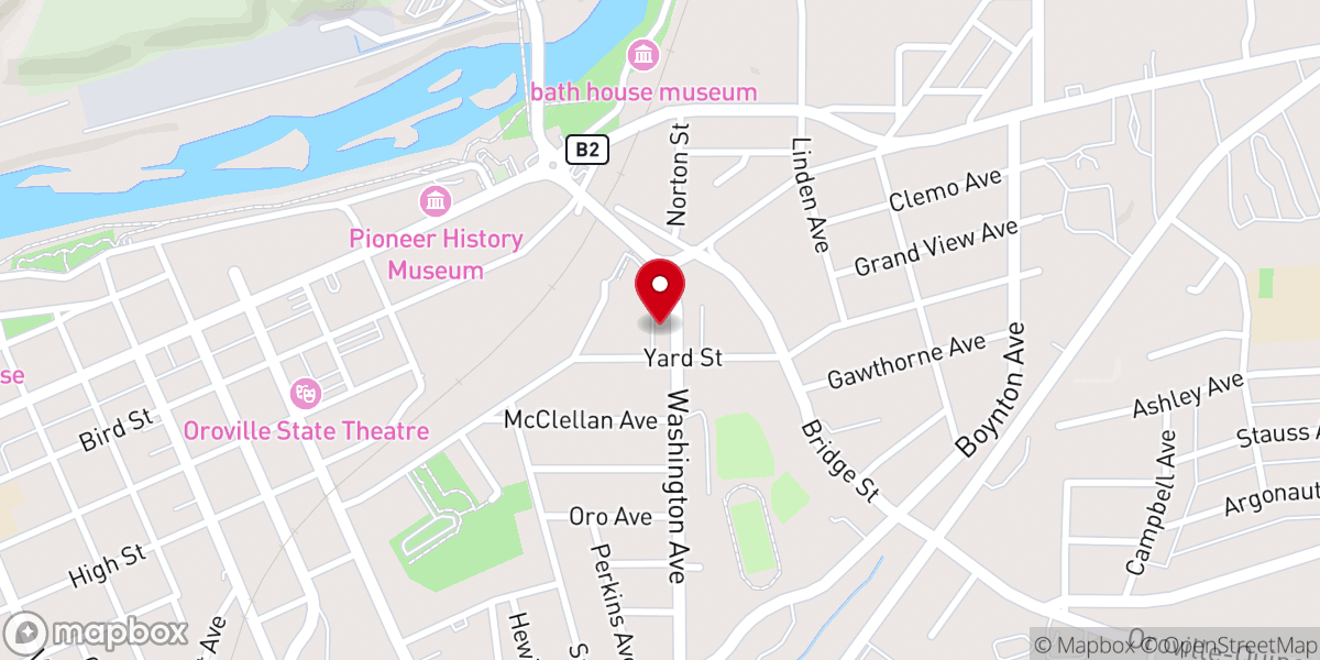 Map showing location of Salvation Army