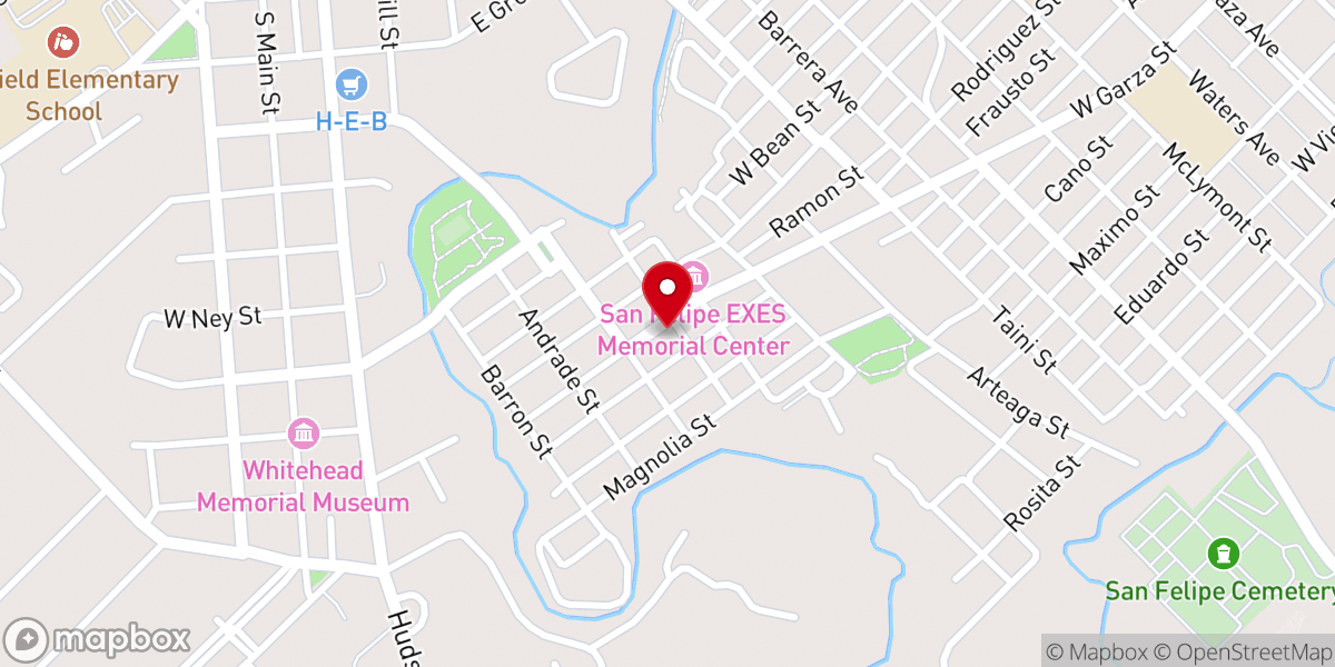 Map showing location of Templo Buenas Neuvas