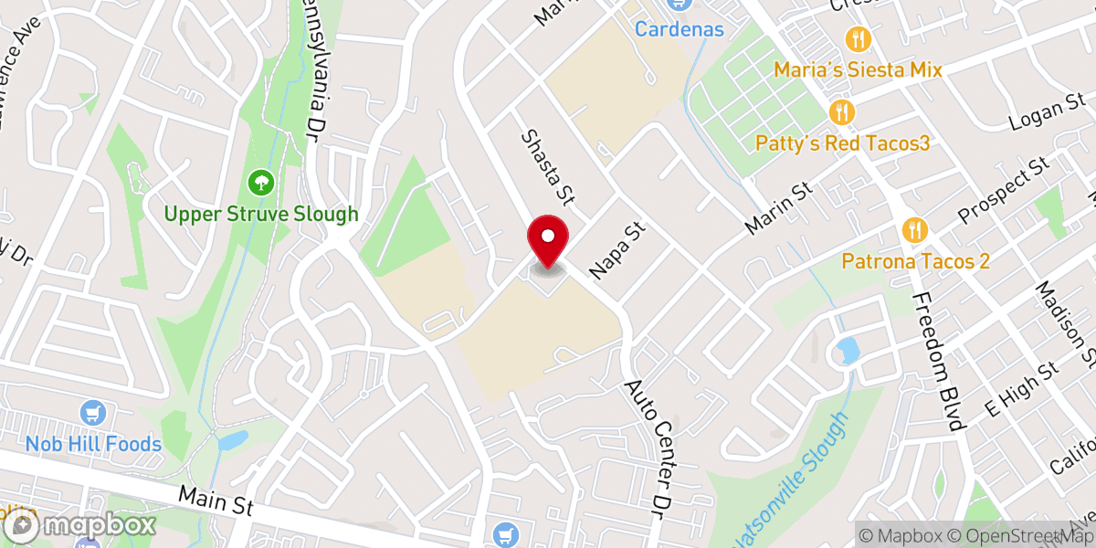 Map showing location of Chapel Hill United Presbyterian Church