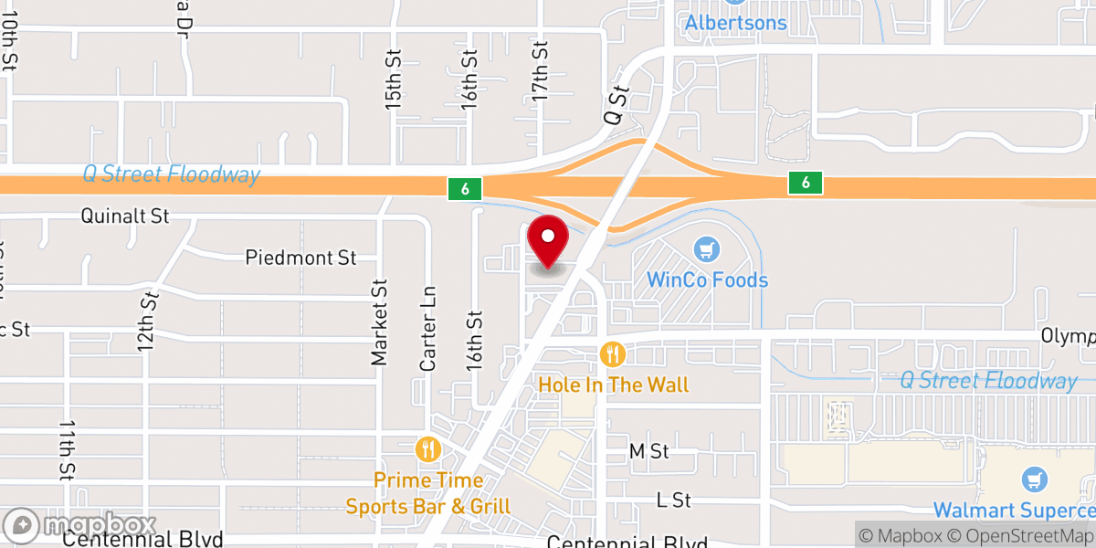 Map showing location of Twin Rivers Church