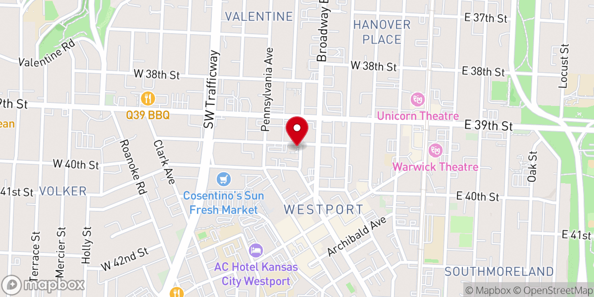 Map showing location of Our Lady of Good Counsel Parish