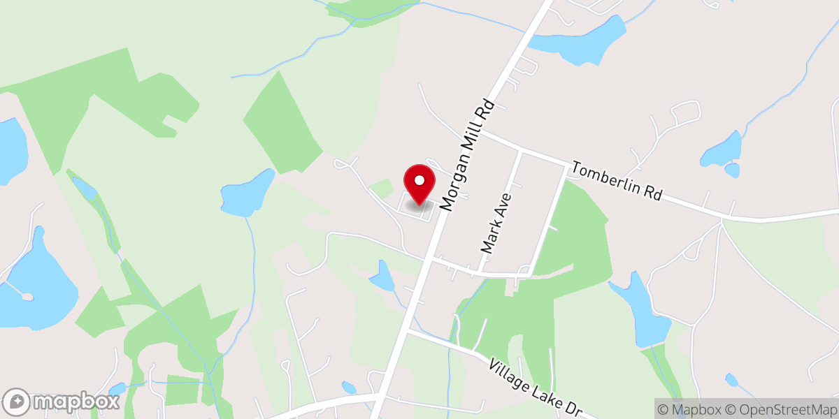 Map showing location of Union Grove Primitive Baptist Church