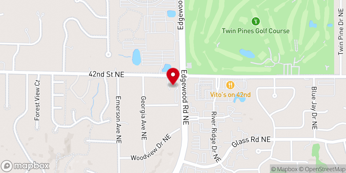 Map showing location of Seventh Day Adventist Church