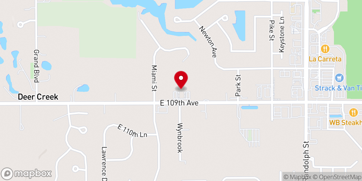 Map showing location of Christ Presbyterian Church of Winfield