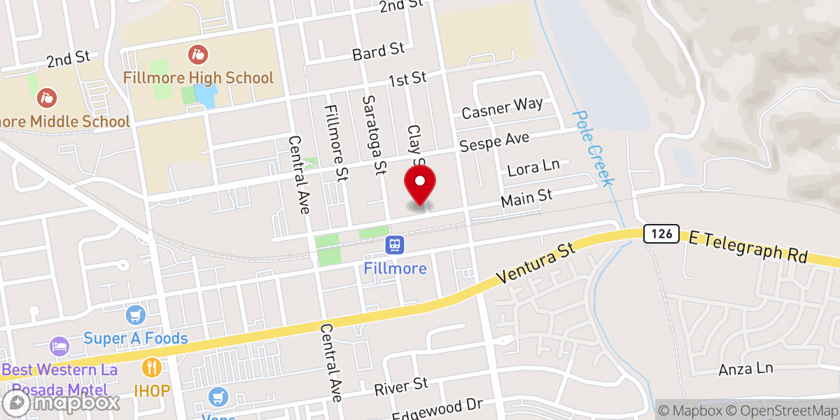 Map showing location of Christian Praise Assemblies