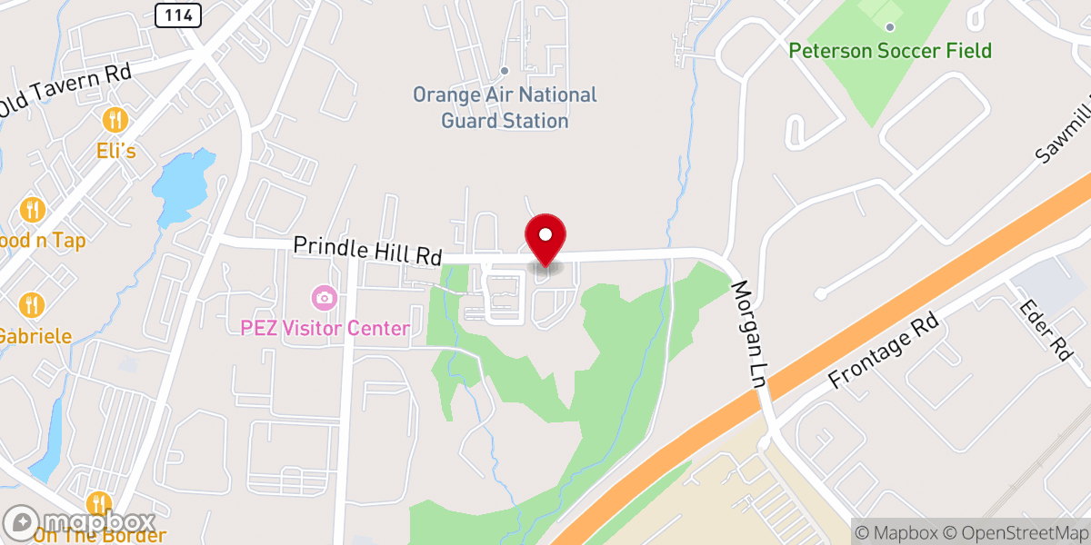 Map showing location of Victory Life Family Chapel
