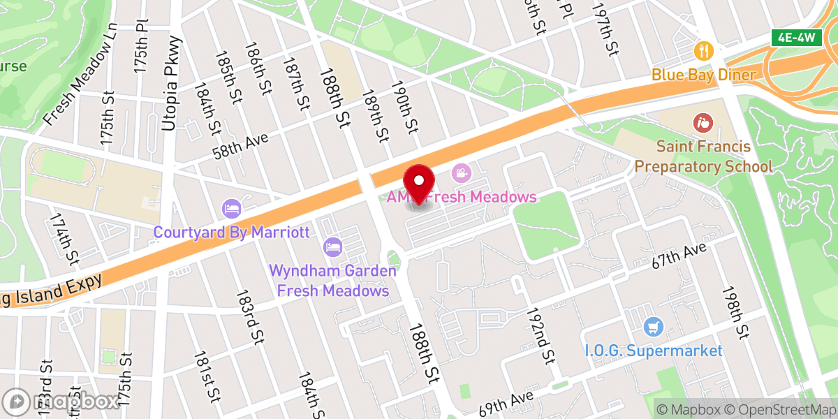 Map showing location of Fresh Meadows Place