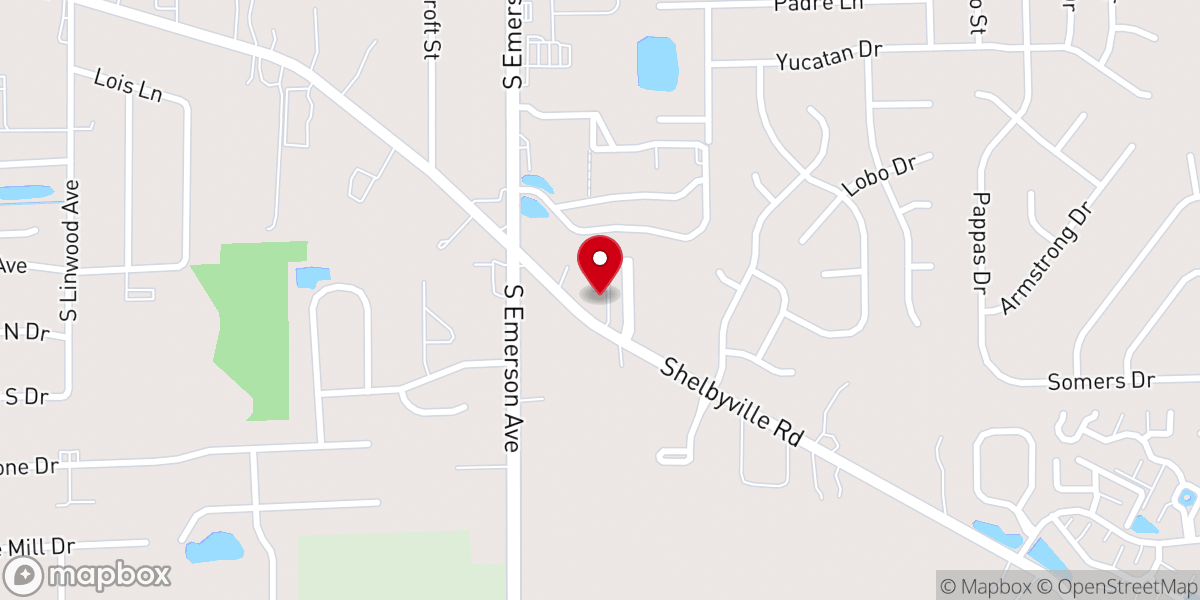 Map showing location of Point of Hope Apostolic Church