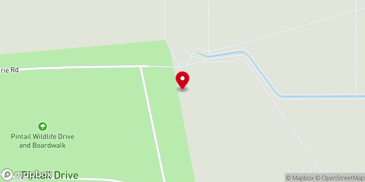Map showing location of Cameron Prairie National Wildlife Refuge
