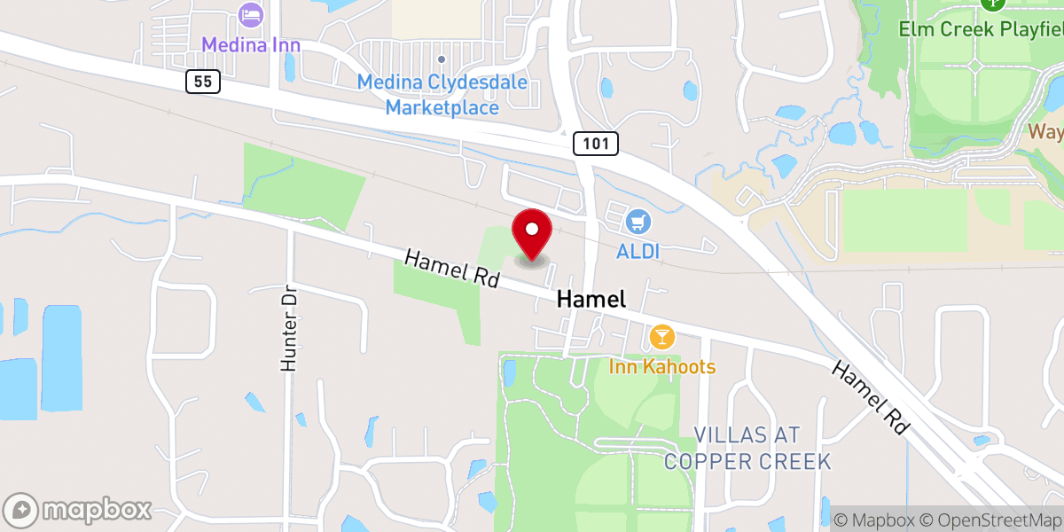 Map showing location of St Anne Catholic Church