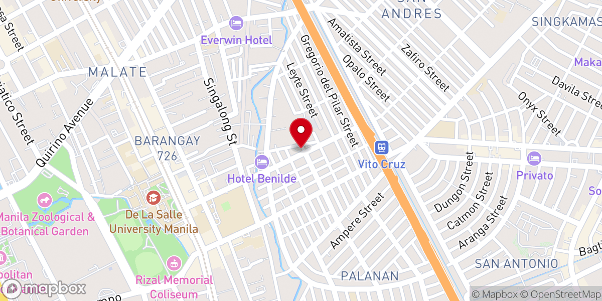 Map showing location of Santissima Trinidad Parish