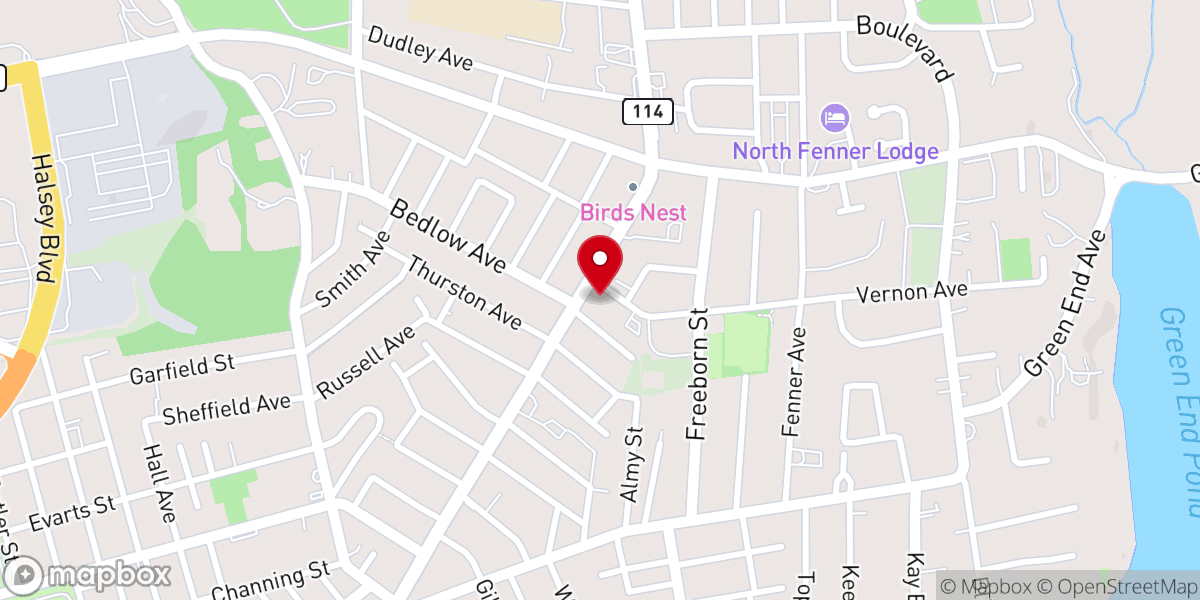 Map showing location of Jesus Savior Church