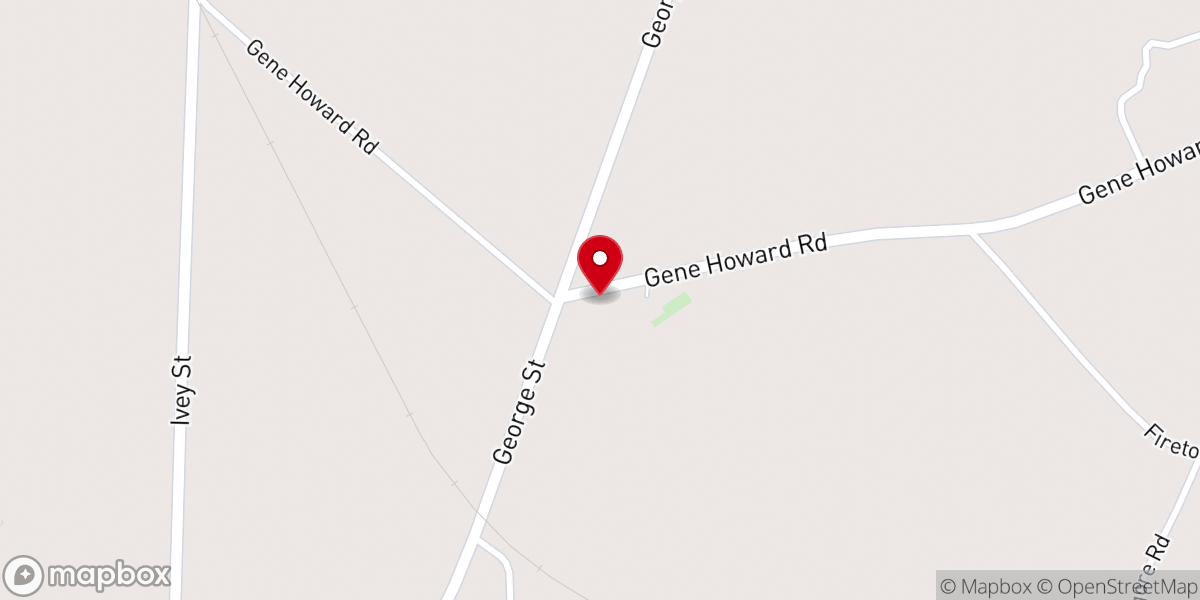 Map showing location of First Baptist Missionary Church