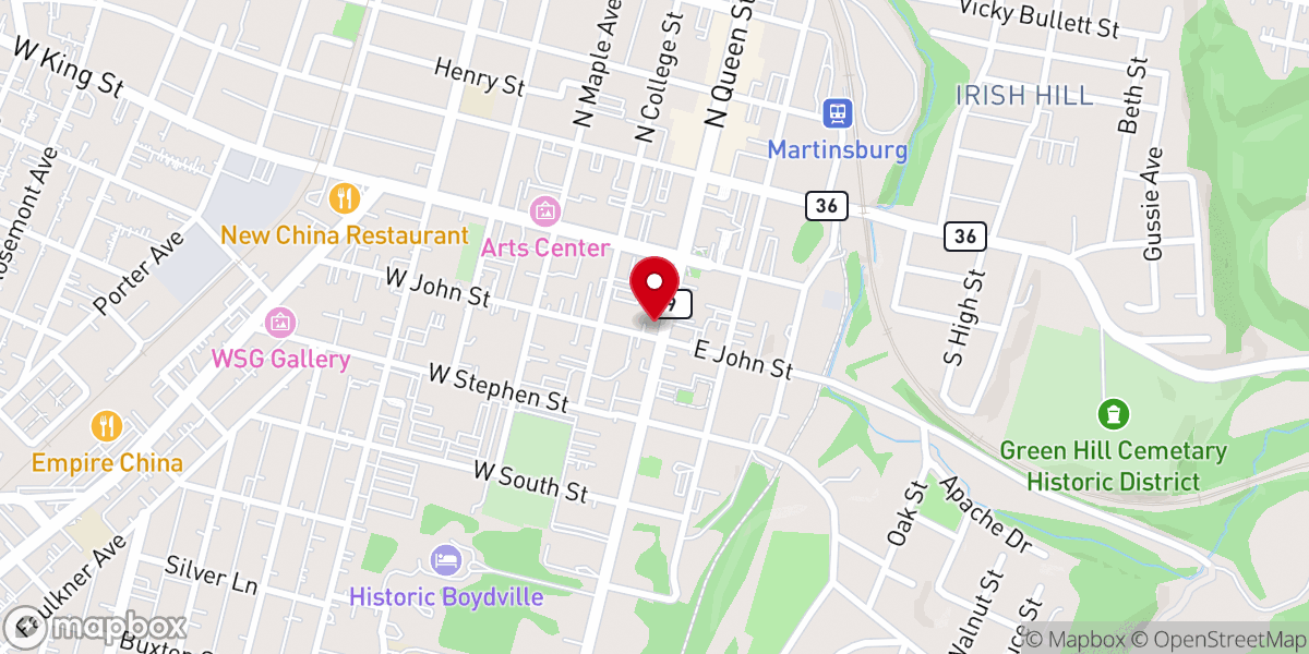 Map showing location of Catholic Community Services
