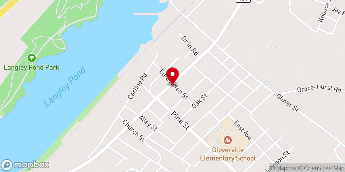 Map showing location of Walking Tall ministries