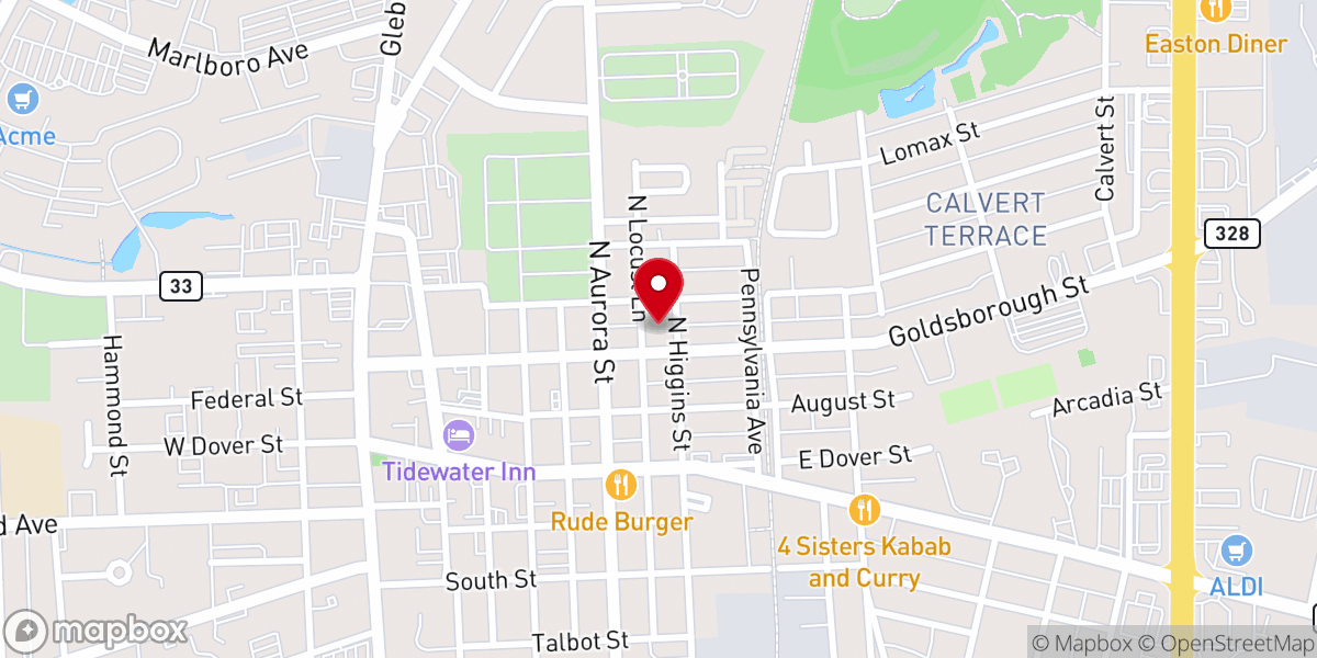 Map showing location of Trinity Cathedral