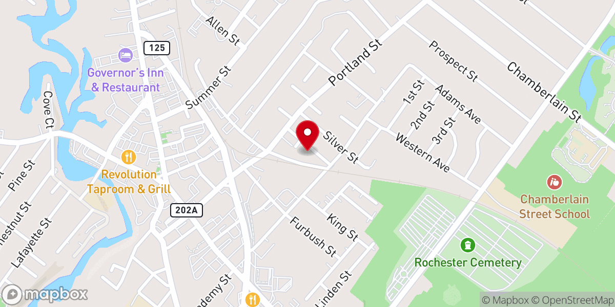 Map showing location of Harvest of Praise Church of God