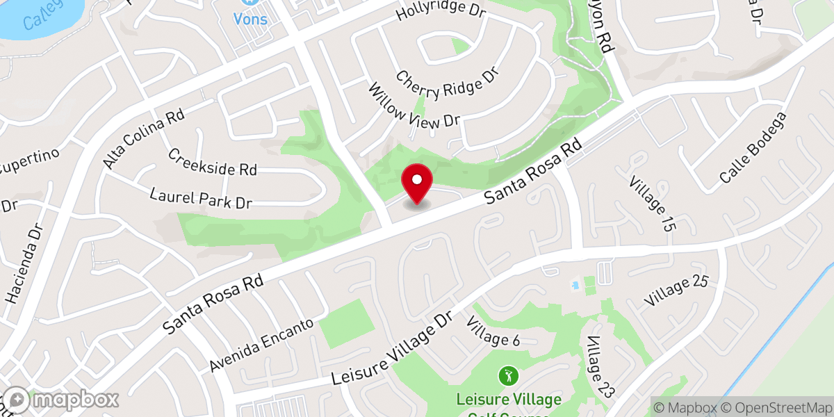Map showing location of St. Demetrios Greek Orthodox Church