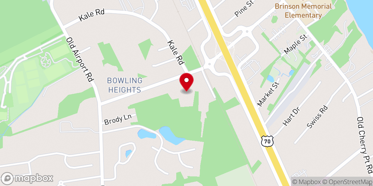 Map showing location of New Song United Methodist Church