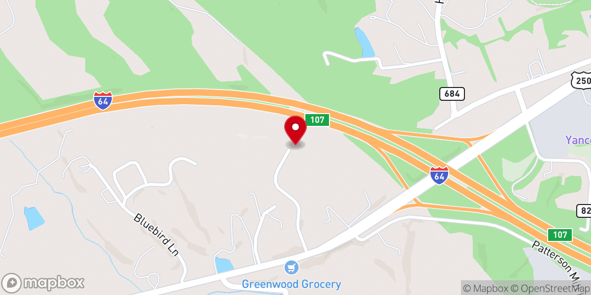 Map showing location of Crozet Fellowship