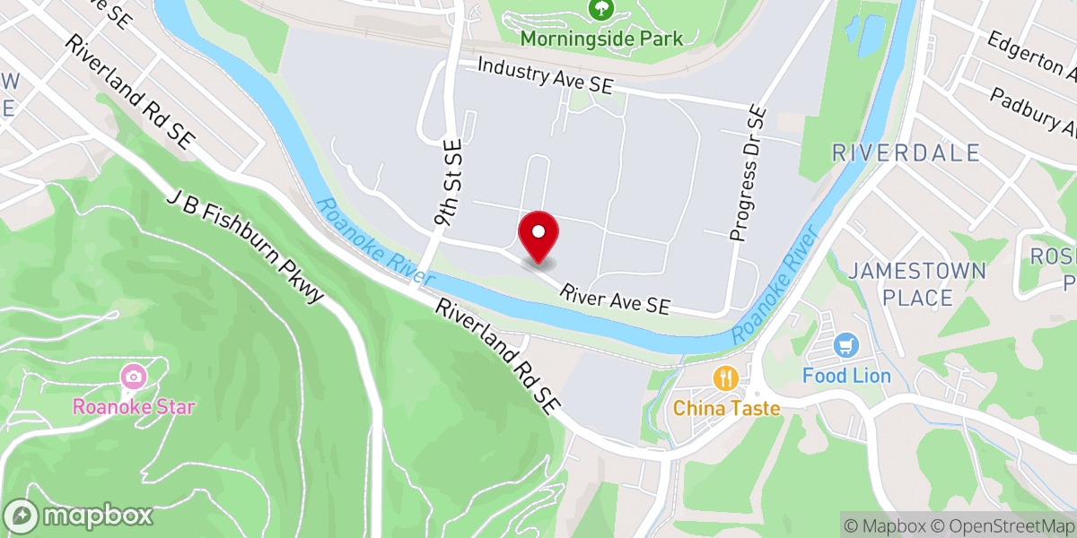 Map showing location of Cowboy Church