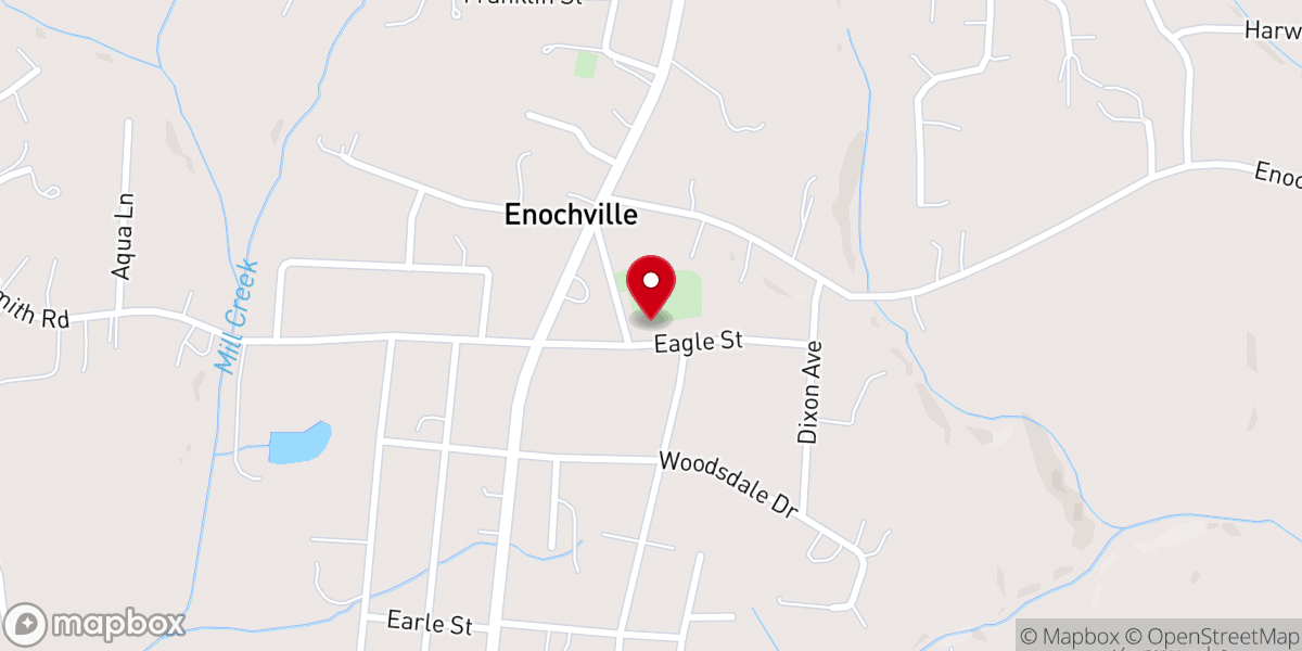 Map showing location of St Enoch Lutheran Church