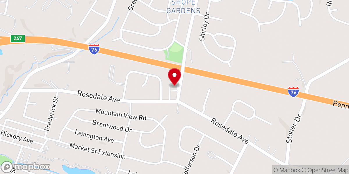 Map showing location of Rosedale Church Of The Nazarene