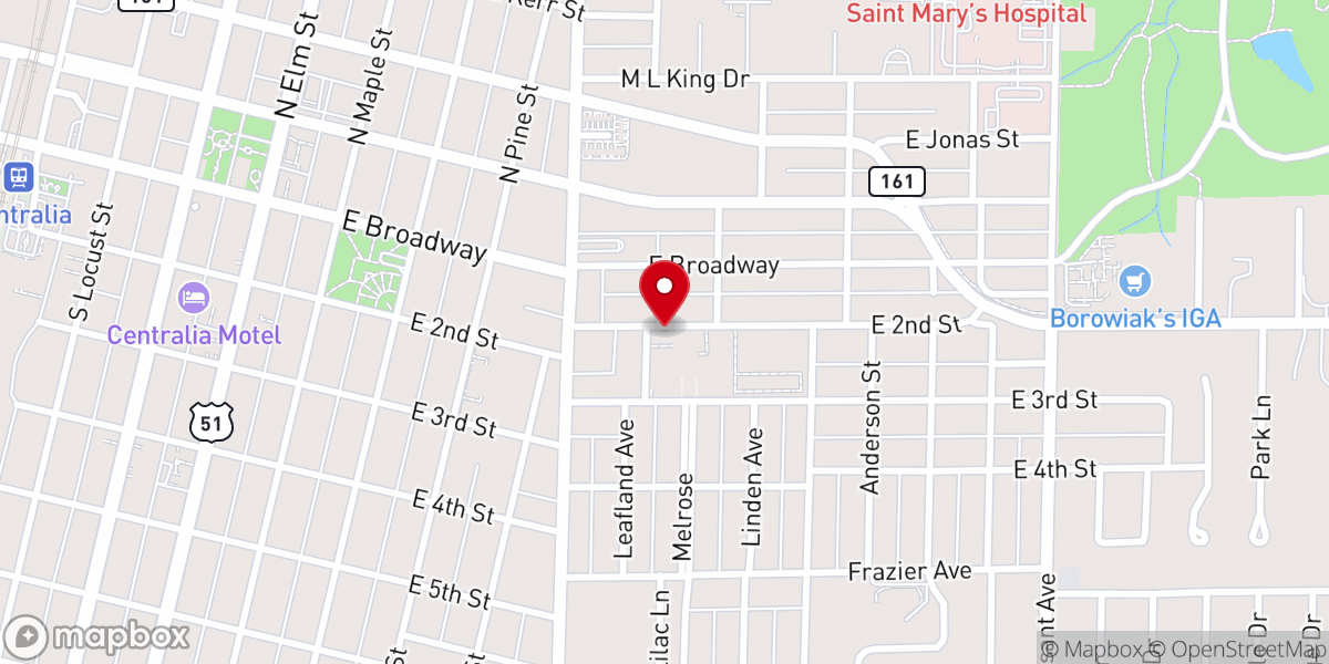 Map showing location of City Hope Church