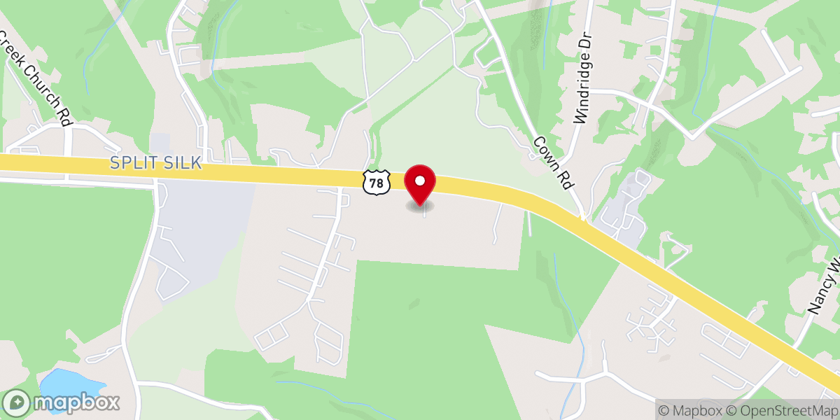 Map showing location of City On A Hill Church - Loganville, GA