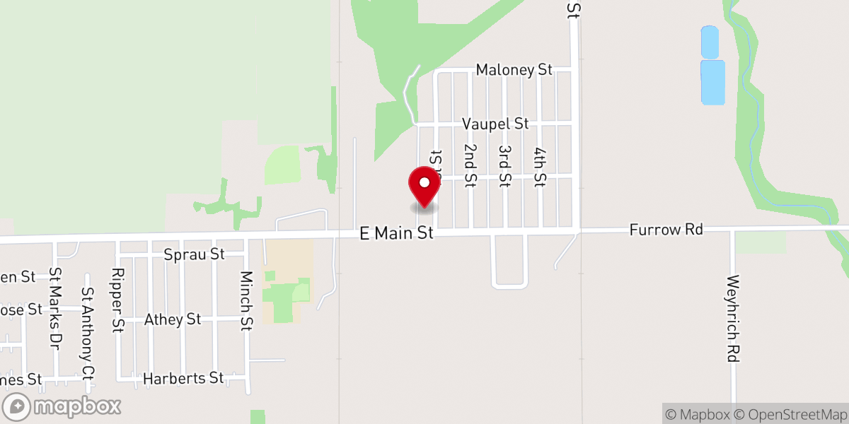 Map showing location of Community Fellowship Church