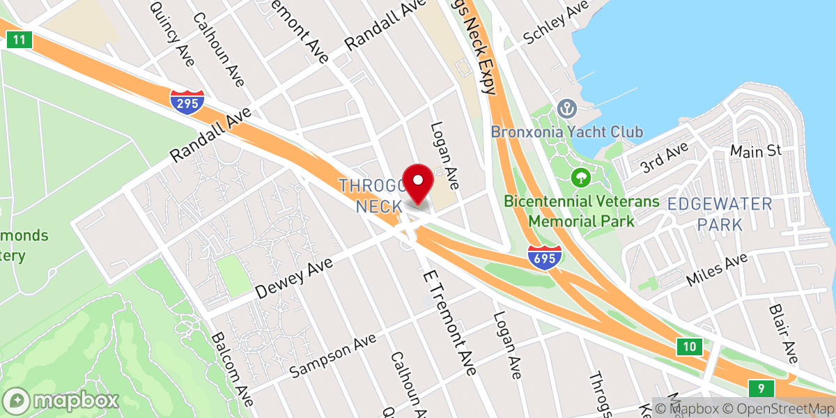 Map showing location of Family Worship Center