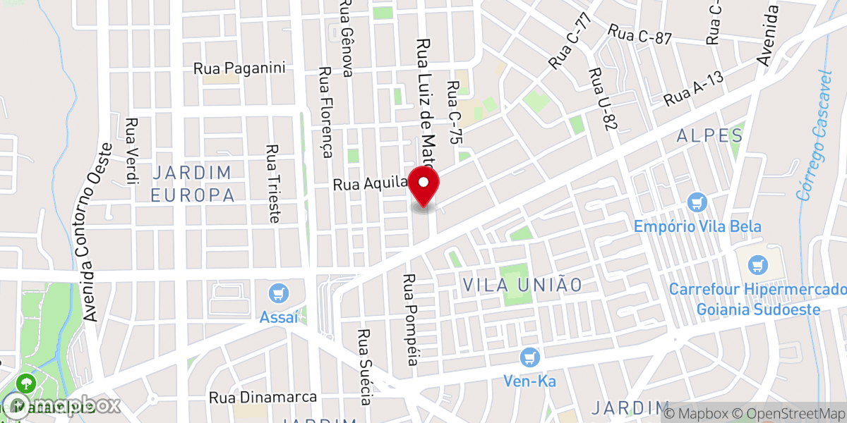 Map showing location of Igreja Universal - Vila União