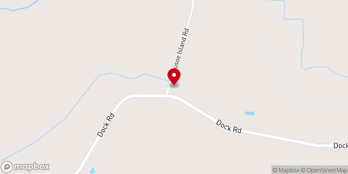 Map showing location of Macedonia Free Will Baptist Church