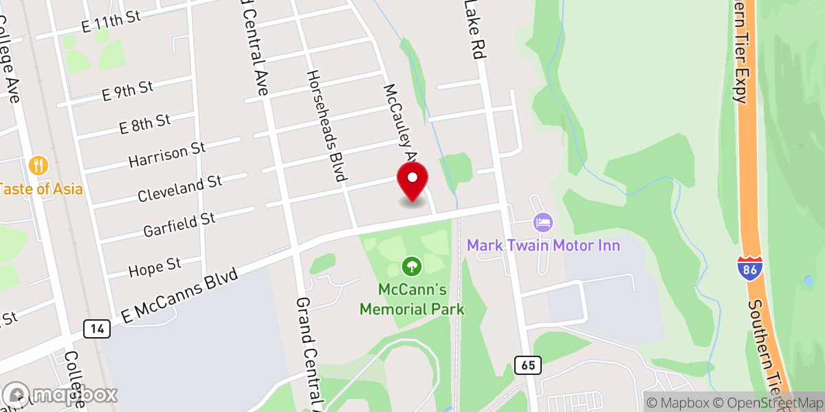 Map showing location of St Nicholas Ukrainian Catholic Church