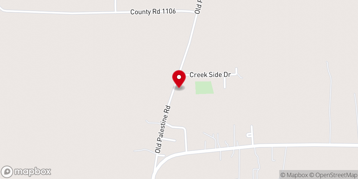 Map showing location of Bethlehem Baptist Church,Flint